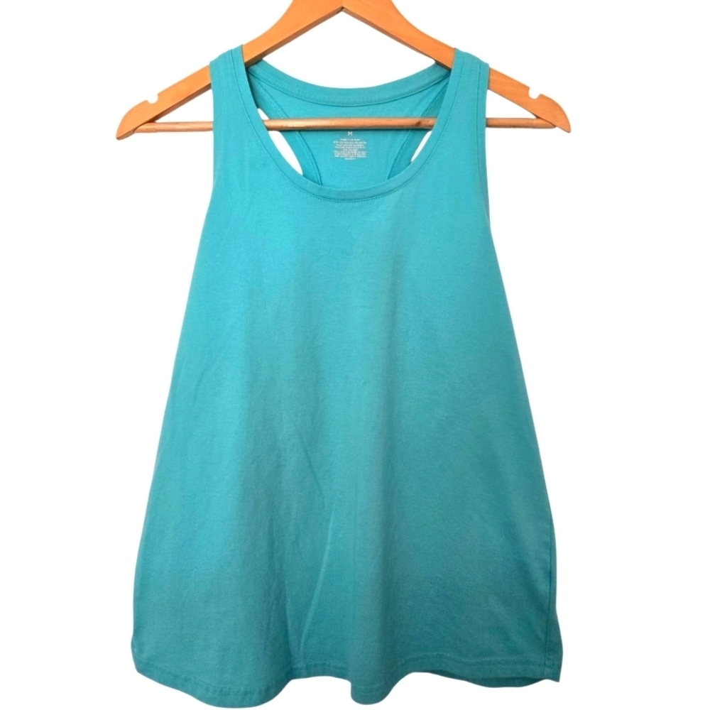 Tek Gear Women's Turquoise Tank Top Size Medium